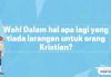 Apakah hukuman untuk Kristian yang…